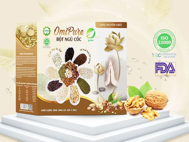 Hộp Bột Ngũ Cốc Cao Cấp OmiPure (29 loại hạt)
