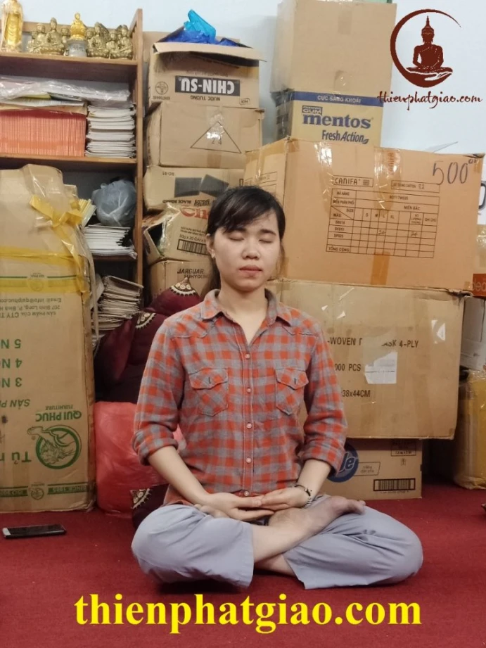 Bạn Hiền cảm thấy hạnh phúc vì được tập Thiền và Khí Công hàng ngày