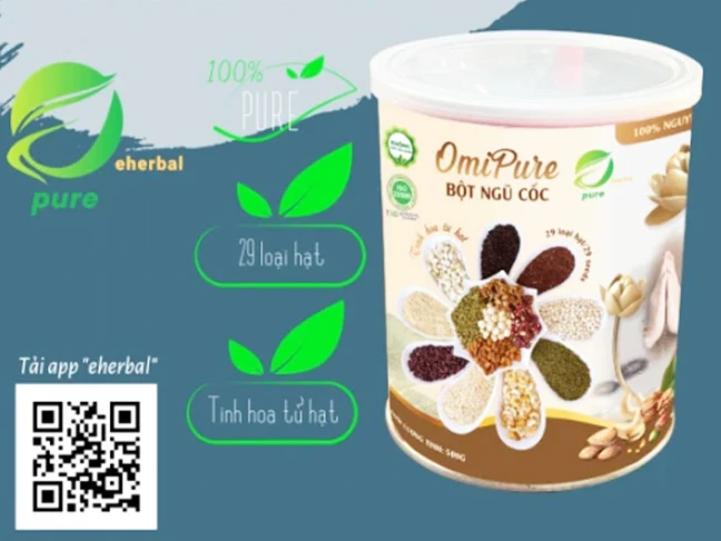 Lon Bột Ngũ Cốc Cao Cấp OmiPure (29 loại hạt)